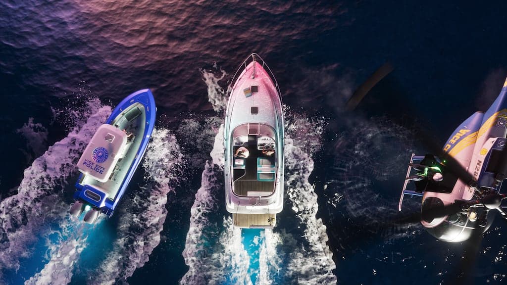 Shitzu Squalo speedboat from the GTA VI Ultimate Edition
